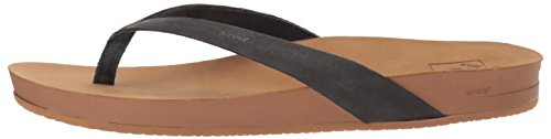 Reef Cushion Bounce Court Le, Chanclas Mujer, Negro (Black Bla), 42.5 EU