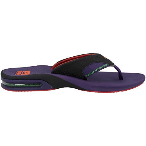 Reef Fanning, Chanclas Hombre, Negro (Black/Purple Blp), 37.5 EU