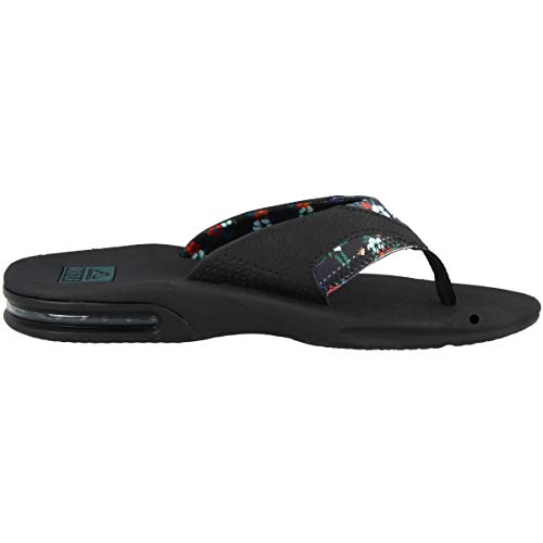 Reef Fanning Prints, Chanclas Hombre, Black Floral, 44