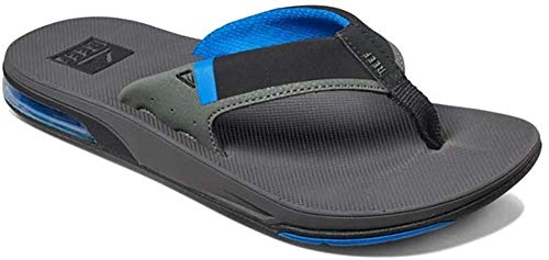 Reef Hombre Fanning Low Flipflop, Grey/Blue, 42 EU