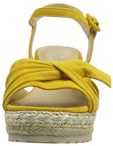 Refresh 69531.0, Sandalias con Plataforma Mujer, Amarillo (Panama Panama), 38 EU