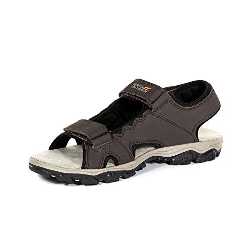 Regatta Holcombe Vent, Sandal Hombre, Peat/Parchment, 44 EU