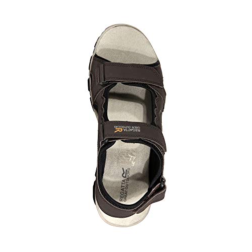 Regatta Holcombe Vent, Sandal Hombre, Peat/Parchment, 44 EU