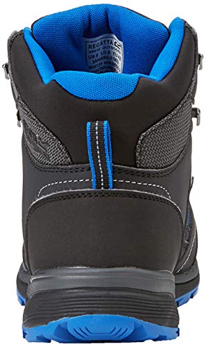 Regatta Samaris II Mid, Walking Shoe Hombre, Ash/Oxford Blue, 44 EU