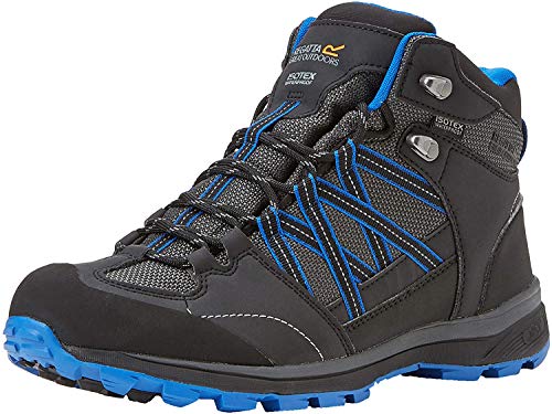 Regatta Samaris II Mid, Walking Shoe Hombre, Ash/Oxford Blue, 44 EU