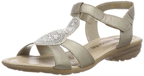 Remonte D6955, Sandalias de Talón Abierto Mujer, Marrón (Muskat 24), 38 EU