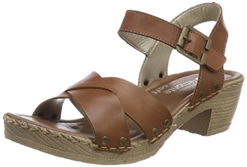 Remonte D6955, Sandalias de Talón Abierto Mujer, Marrón (Muskat 24), 39 EU