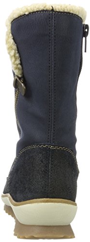 Remonte R4374, Botas de Nieve Mujer, Azul (Pilot/Pazifik/Beige), 37 EU