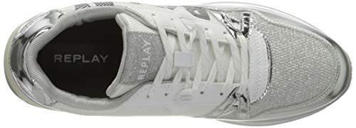 Replay Ingles, Zapatillas Mujer, Blanco 061 Blanco, 41 EU