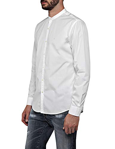 REPLAY M4948a.000.83214 Camisa, Blanco (White 1), Small para Hombre