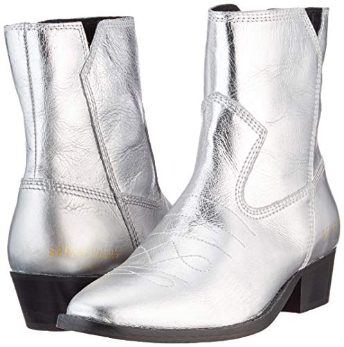 REPLAY New Gipsy-Seaside, Botas Camperas Mujer, Plateado (Silver 50), 38 EU