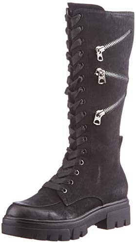 REPLAY Nore Botas de Moda para Mujer,Negro ( 003 NEGRO ) , 36 EU