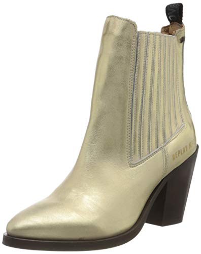 REPLAY Top-Thurne, Botas Camperas Mujer, Gris (Platin 45), 39 EU