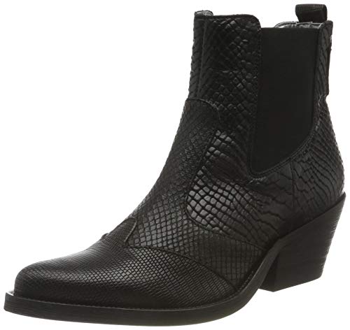 Replay Woodward, Botas Estilo Chelsea Mujer, Negro 003 Black, 41 EU