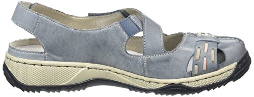 Rieker 47478, Bailarinas Mujer, Blau (Azur/Marble/Rose / 12), 36 EU