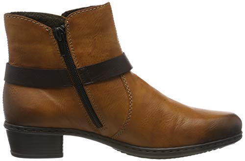 Rieker Herbst/Winter, Botines Mujer, Marrón (Cayenne/Havanna/24 24), 38 EU