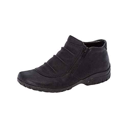 Rieker L4691, Zapatillas Altas Mujer, Negro, 40