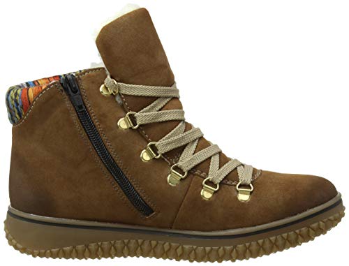 Rieker Z4233, Botas de Moda Mujer, Marrón 24, 41 EU