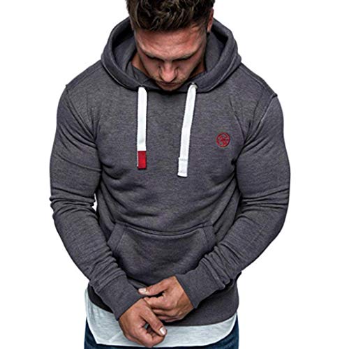 riou ¡Oferta Sudaderas con Capucha para Hombre Cosy Chaqueta Deportiva Sudadera con Cremallera Completa Slim Fit Hoodie Casual Jerséis Adolescente Top Blouse ¡Caliente!