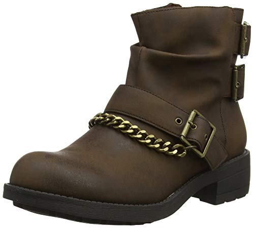 Rocket Dog Tavin, Botas Estilo Motero para Mujer, Brown C00, 5 EU