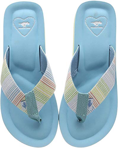 Rocket Dog Winner, Chanclas Mujer, Multicolor (Ravi Yellow Multi P21), 40 EU