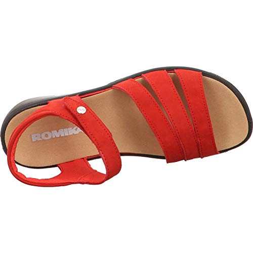 Romika Ibiza 111 Rose 1611 001 020 - Sandalias grandes para mujer, color Rojo, talla 44 EU