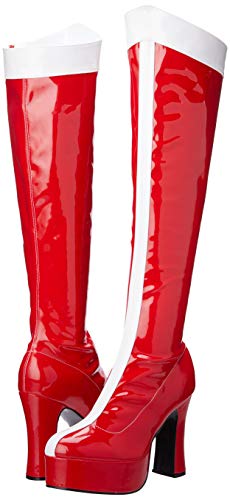 Rubies 's Oficial Wonder Woman Botas de caña Alta – Ladies Adult Costume Large 8 – 9 años