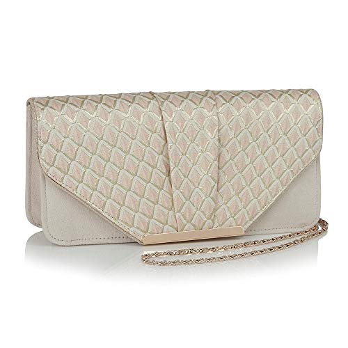 Ruby Shoo Tblisi Light Pink Pretty Pastel Clutch Bag Matches Fabia