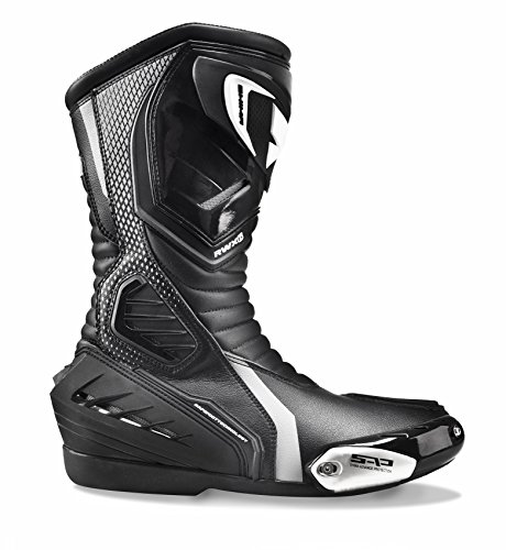 RWX-6 LADY BLACK, Botas de cuero para motocicleta de verano para mujeres (Negro, 36)