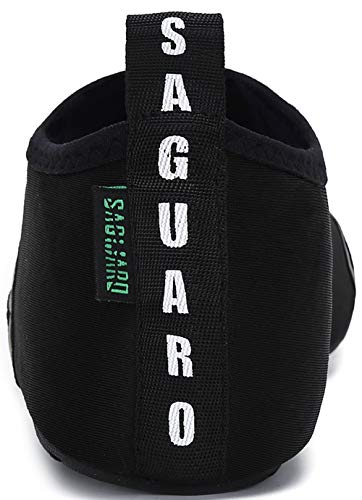 SAGUARO Hombre Mujer Zapatos de Agua Playa Escarpines Zapatillas de Deportes Acuáticos Buceo Surf Snorkel Yoga Piscina, Blanco 40/41