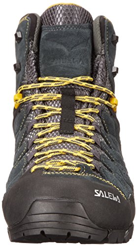 Salewa MS Alp Trainer Mid Gore-TEX, Botas de Senderismo Hombre, Gris (Carbon/Ringlo), 44 EU