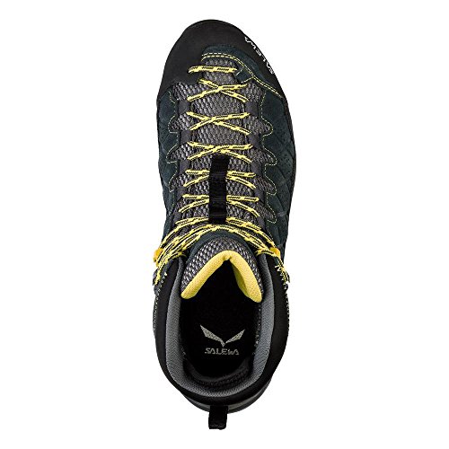 Salewa MS Alp Trainer Mid Gore-TEX, Botas de Senderismo Hombre, Gris (Carbon/Ringlo), 44 EU