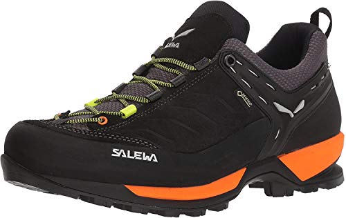 Salewa MS Mountain Trainer Gore-TEX, Zapatos de Senderismo Hombre, Negro (Black Out/Holland), 42.5 EU