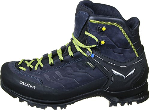 Salewa MS Rapace Gore-TEX, Botas de Senderismo Hombre, Azul (Night Black/Kamille), 42 EU