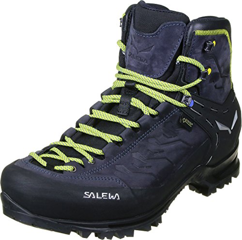 Salewa MS Rapace Gore-TEX, Botas de Senderismo Hombre, Azul (Night Black/Kamille), 42 EU