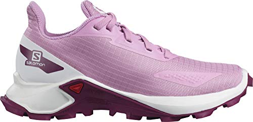 Salomon ALPHACROSS Blast J, Zapatillas De Trail Running Y Outdoor Actividades, Morado (Orchid/White/Plum Caspia), 37 EU