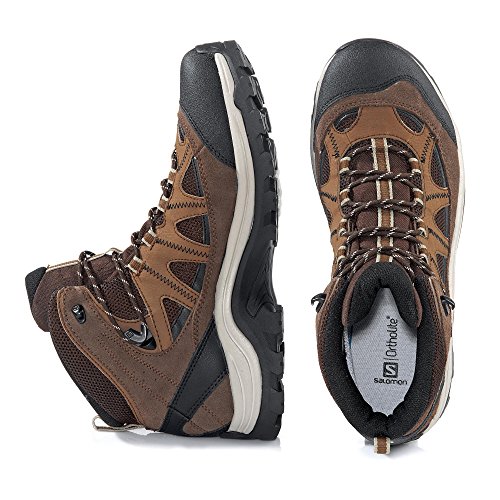 Salomon Authentic LTR GTX, Zapatillas de Senderismo Hombre, Marrón/Negro (Black Coffee/Chocolate Brown/Vintage Kaki), 43 1/3 EU