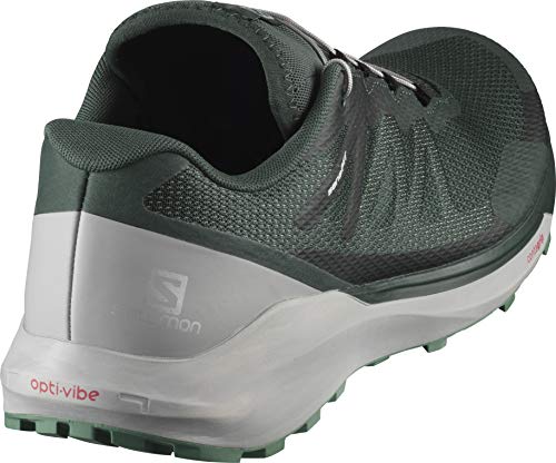 SALOMON Sense Ride 3, Trail Running Hombre, Green Gables Aleación Aceite Azul, 42 2/3 EU