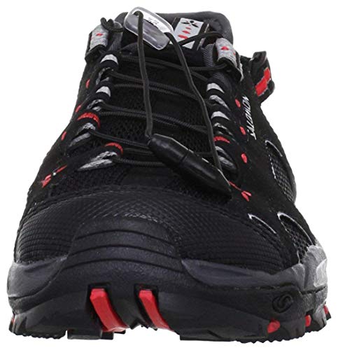 Salomon Techamphibian 3 - Sandalias deportivas para mujer, Black (Black/Dark Cloud/Papaya-B), 38 EU