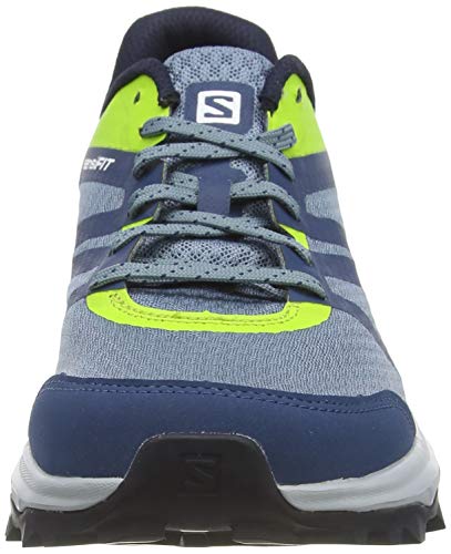 Salomon Trailster 2, Zapatillas de Trail Running Hombre, Azul (Bluestone/Poseidon/Acid Lime), 43 1/3 EU