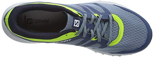 Salomon Trailster 2, Zapatillas de Trail Running Hombre, Azul (Bluestone/Poseidon/Acid Lime), 44 2/3 EU