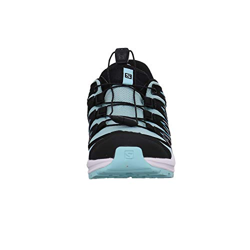 Salomon XA Pro 3D CSWP J, Zapatillas Impermeables De Trail Running Y Outdoor Actividades, Azul Claro/Negro (Pastel Turquoise/Black/Tanager Turquoise), 39 EU