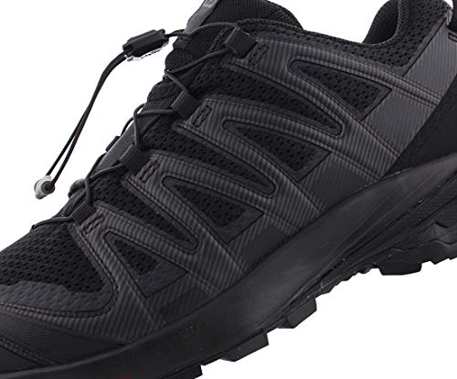 Salomon XA Pro 3D V8, Zapatillas De Trail Running Y Sanderismo Versión Màs Ligera Hombre, Color: Negro (Black/Black/Black), 40 2/3 EU