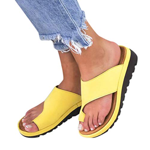 Sandalias Mujer Verano Planas Talla Grande, MINXINWY 2019 Sandalias Negras de Vendimia Sandalias de Señorita Sandalias niñas Verano Zapatillas de casa de Mujeres