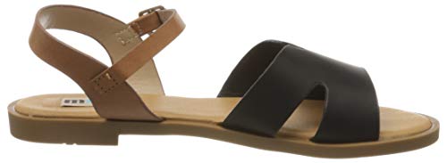 Sandalias Planas Mustang Hans 58566 Negras