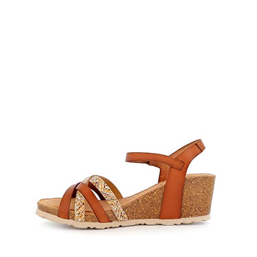 Sandalias Yokono Cadiz Nuez para Mujer 38 marrón