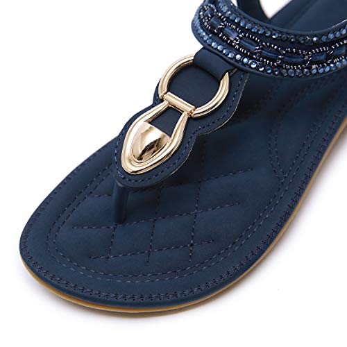 SANMIO Sandalias Mujer Verano Bohemia Sandals Cómodo Casual Zapatos de Playa