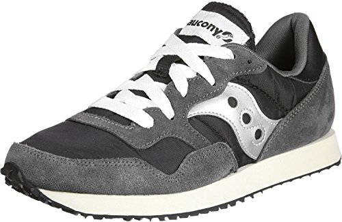 Saucony DXN Trainer Vintage, Zapatillas Hombre, Negro (Black/SIL 6), 46 EU