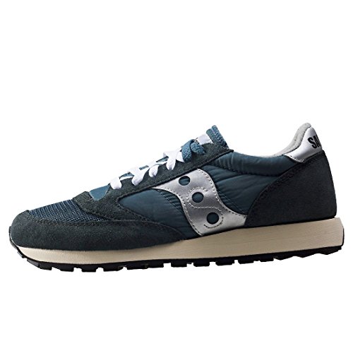 Saucony Jazz Original Vintage, Zapatillas de Cross Unisex Adulto, Azul (Blue/Navy/Silver 4), 42 EU