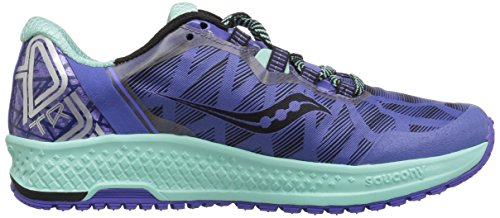 Saucony KOA TR, Zapatillas de Trail-Running para Mujer, Violet/Aqua, 41 EU